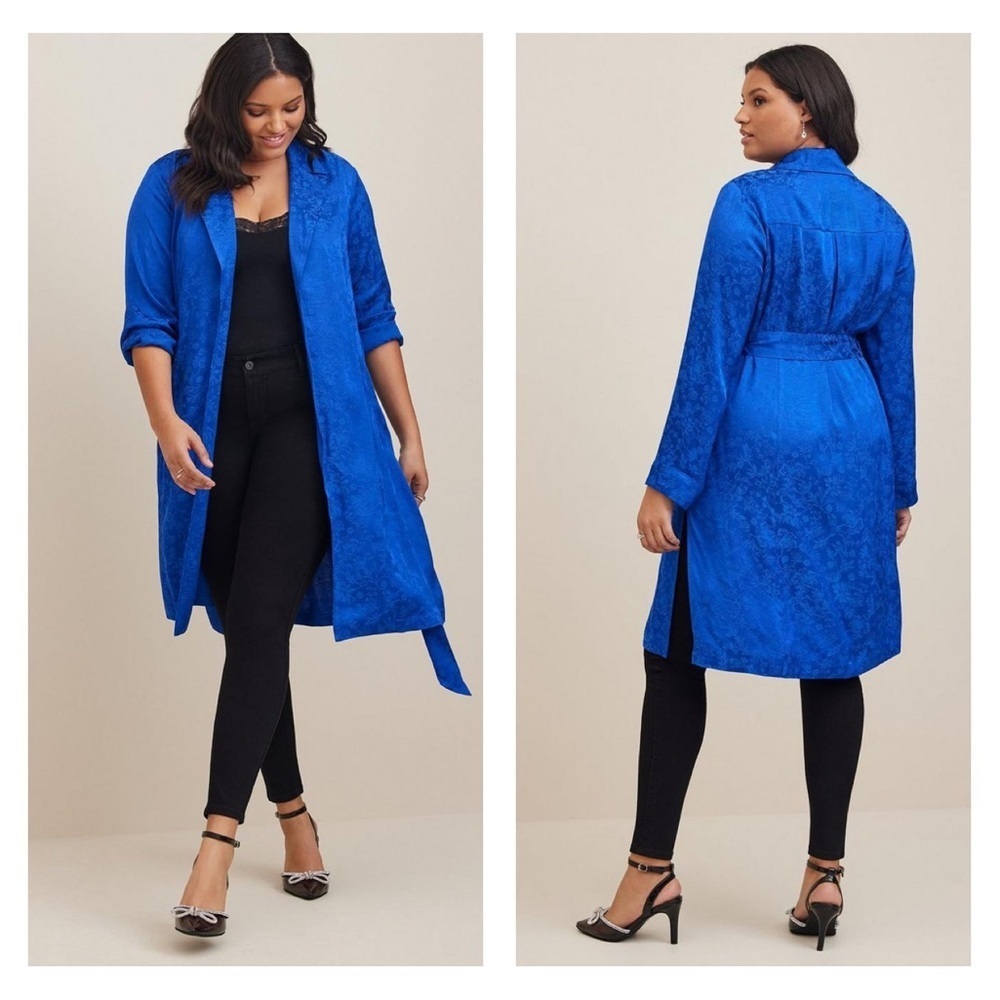Torrid jacquard trench size 10
